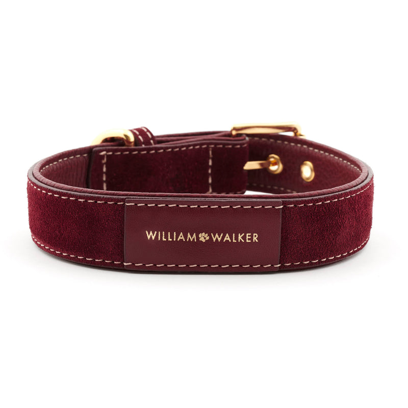 William Walker Leder Halsband Lambrusco